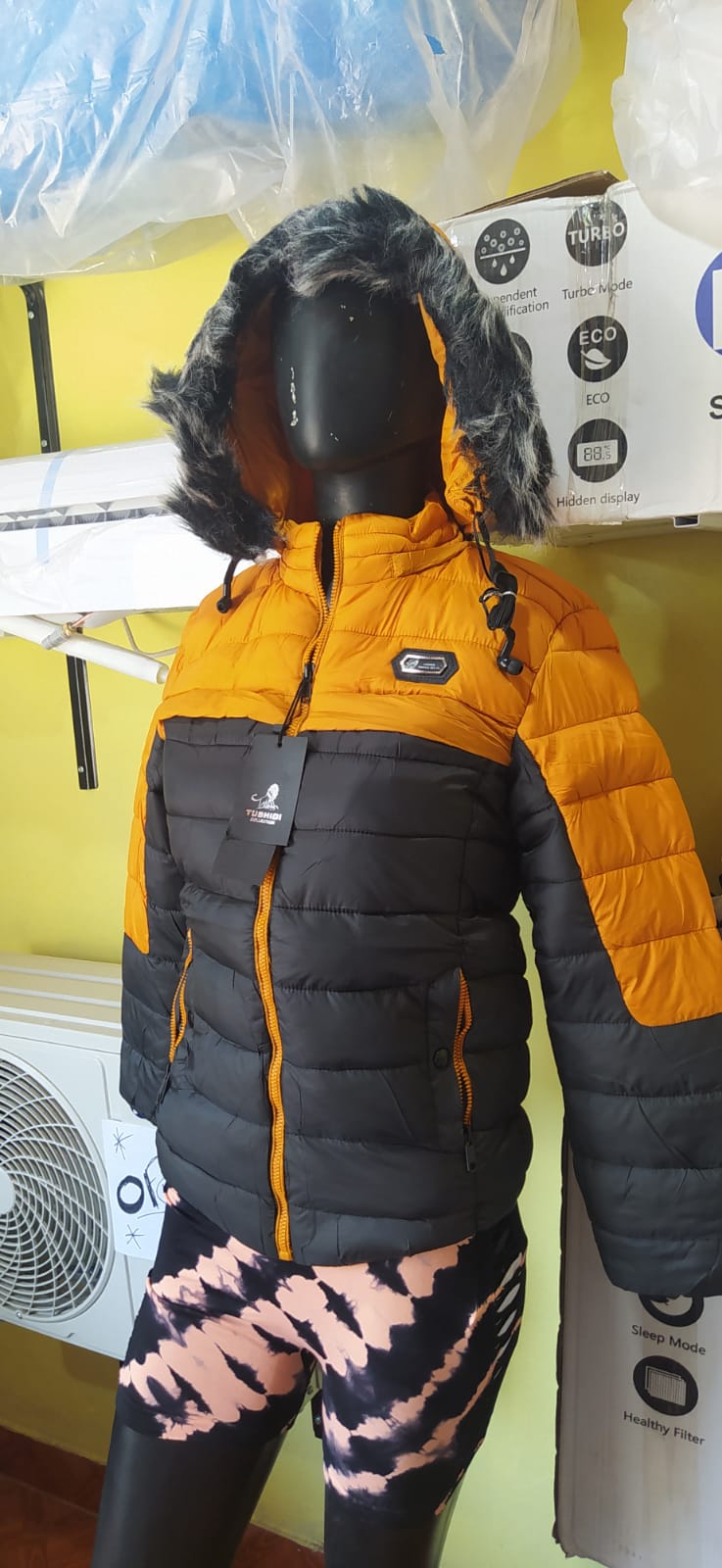 combinada marron negra